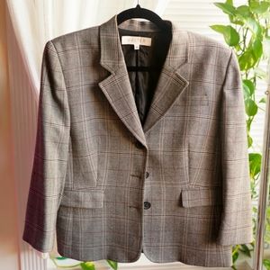 Walter Baker Plaid Blazer